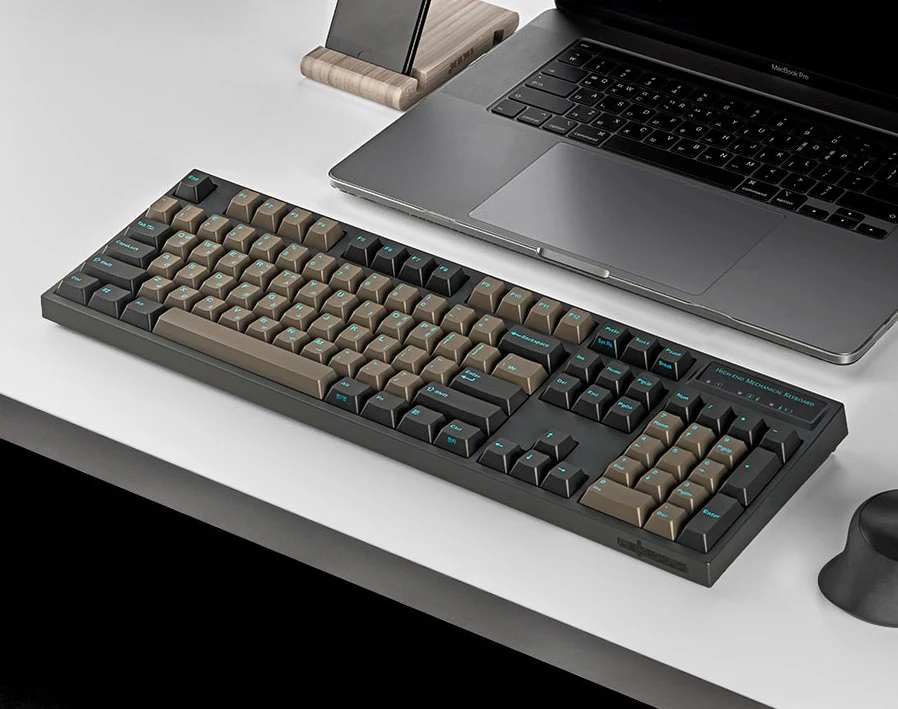 Leopold FC900RBT V2 Graphite Blue Wireless Keyboard - Image 5