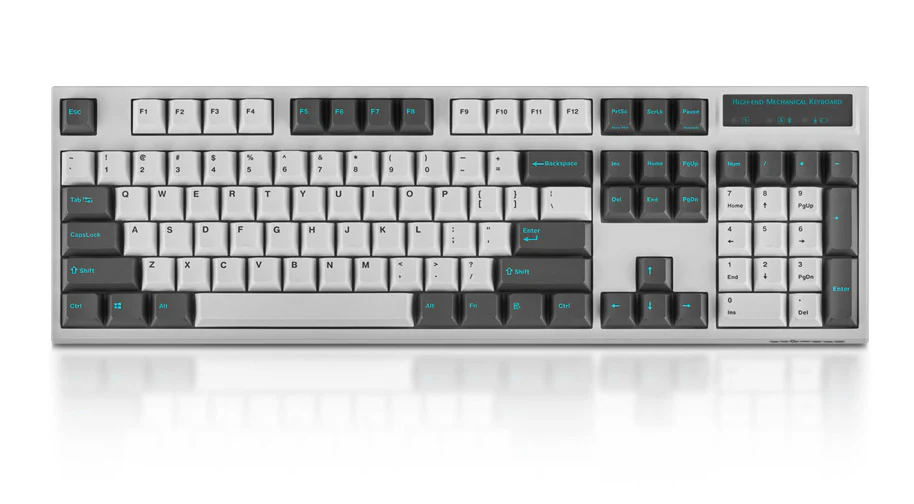 Leopold FC900RBT White / Grey PD Bluetooth Double Shot PBT Mechanical Keyboard