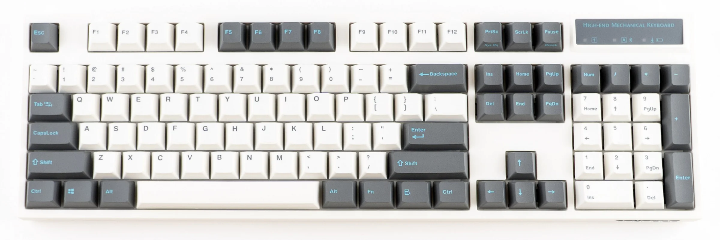 Leopold FC900RBT White / Grey PD Bluetooth Double Shot PBT Mechanical Keyboard - Image 4