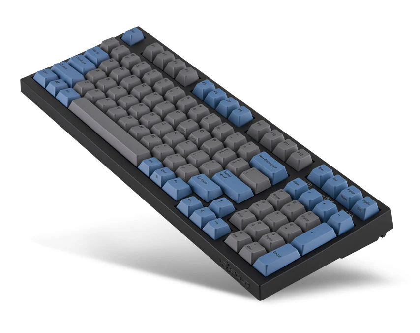 Leopold FC980MBT Grey/Blue Bluetooth PD Double Shot PBT Mechanical Keyboard - Image 3