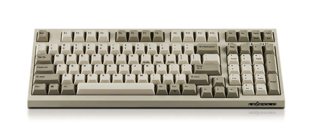 Leopold FC980MBT Two Tone White Bluetooth PD Double Shot PBT Mechanical Keyboard - Image 2