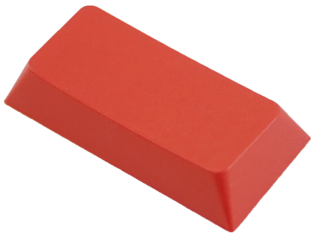 Leopold Red Enter Blank Cherry Profile PBT Keycap - Image 3
