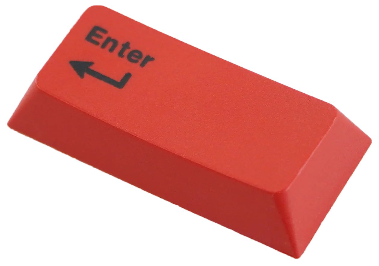 Leopold Red Enter Cherry Profile Dye Sub PBT Keycap - Image 3