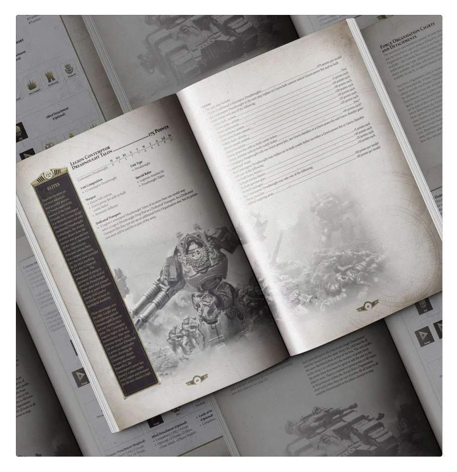 Warhammer The Horus Heresy Liber Hereticus – Traitor Legiones Astartes Army Book - Image 3