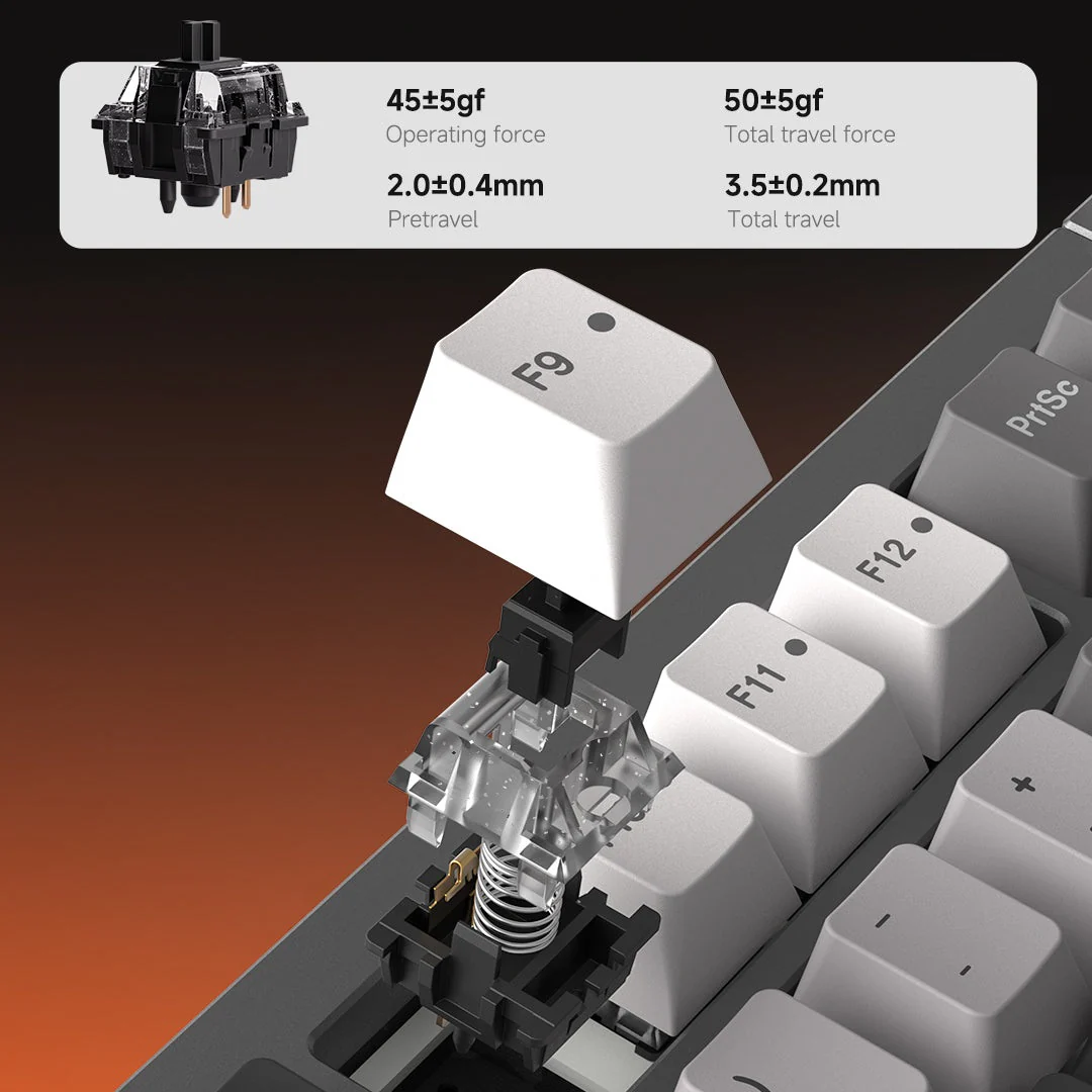 LUMINKEY Luminkey98 V2 Aluminum Wireless Keyboard - Image 5