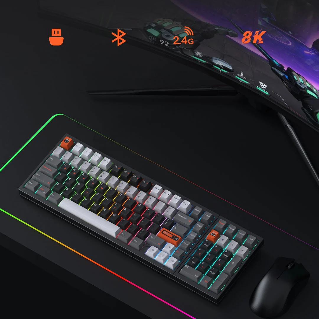 LUMINKEY Luminkey98 V2 Aluminum Wireless Keyboard - Image 8