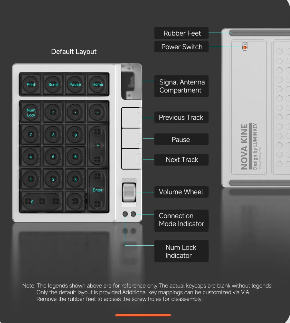 Luminkey Nova Kine Tri-Mode Keyboard - Image 6