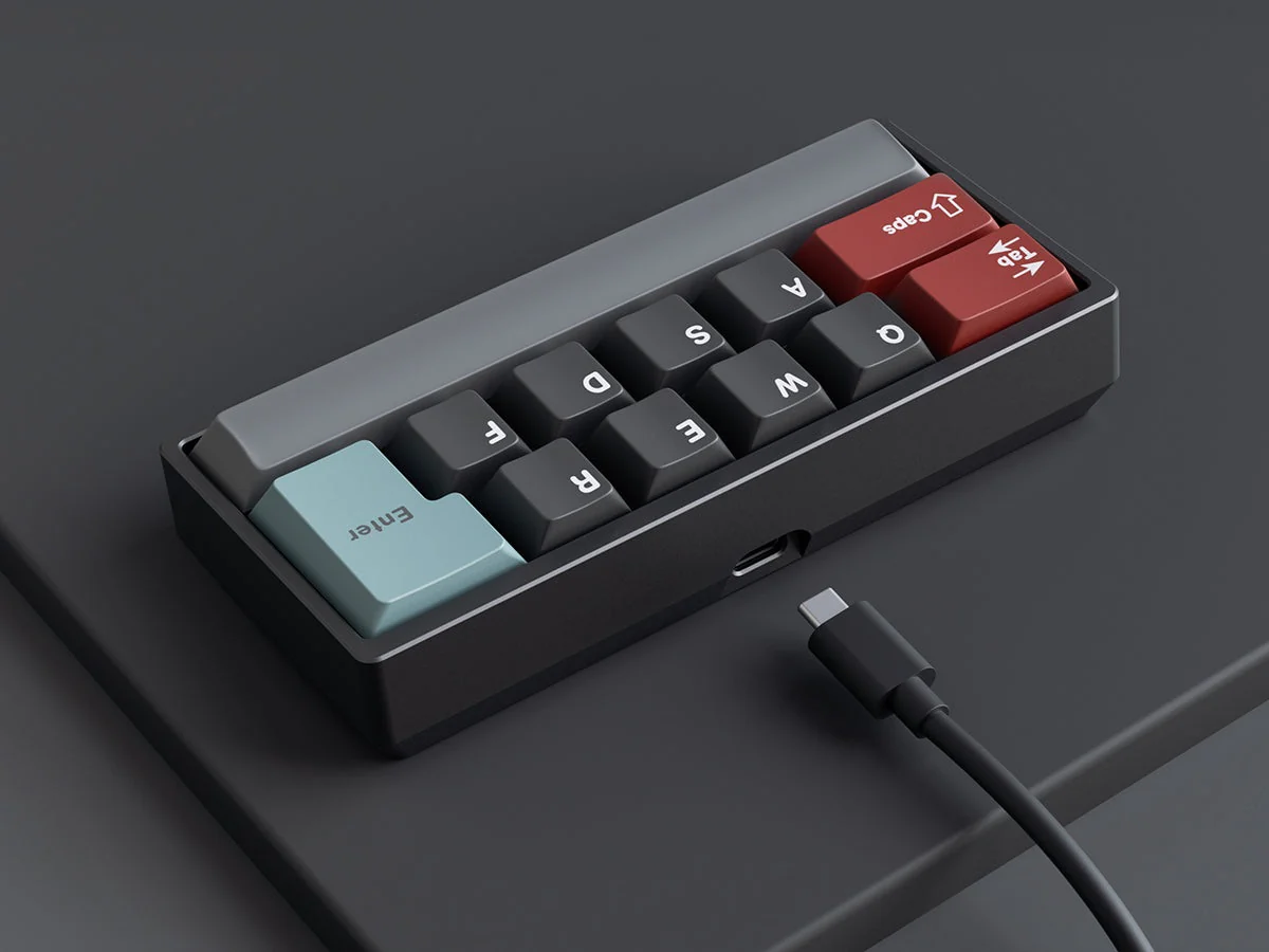 Luminkey Nova Mini Ultra Aluminum Barebones Wireless Macro Pad - Image 9