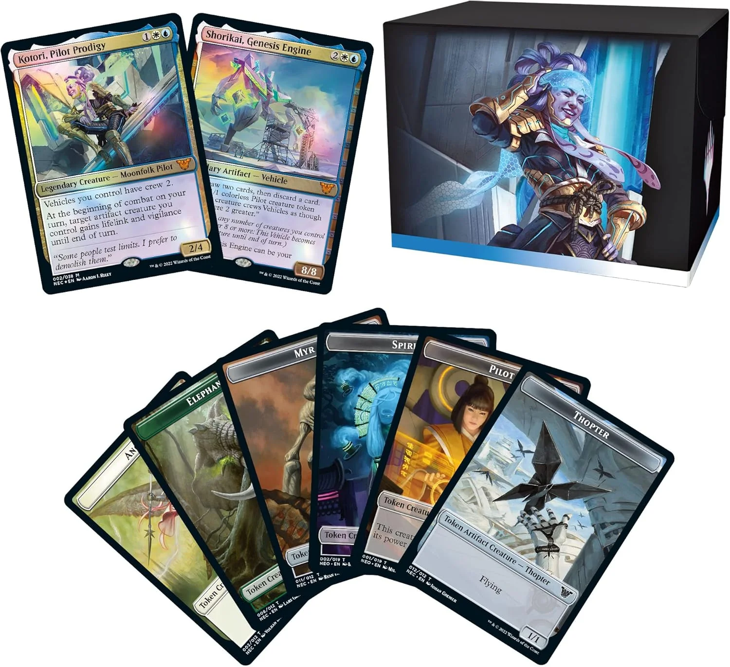 Magic The Gathering Kamigawa Neon Dynasty Commander Deck Buckle Up - Image 2