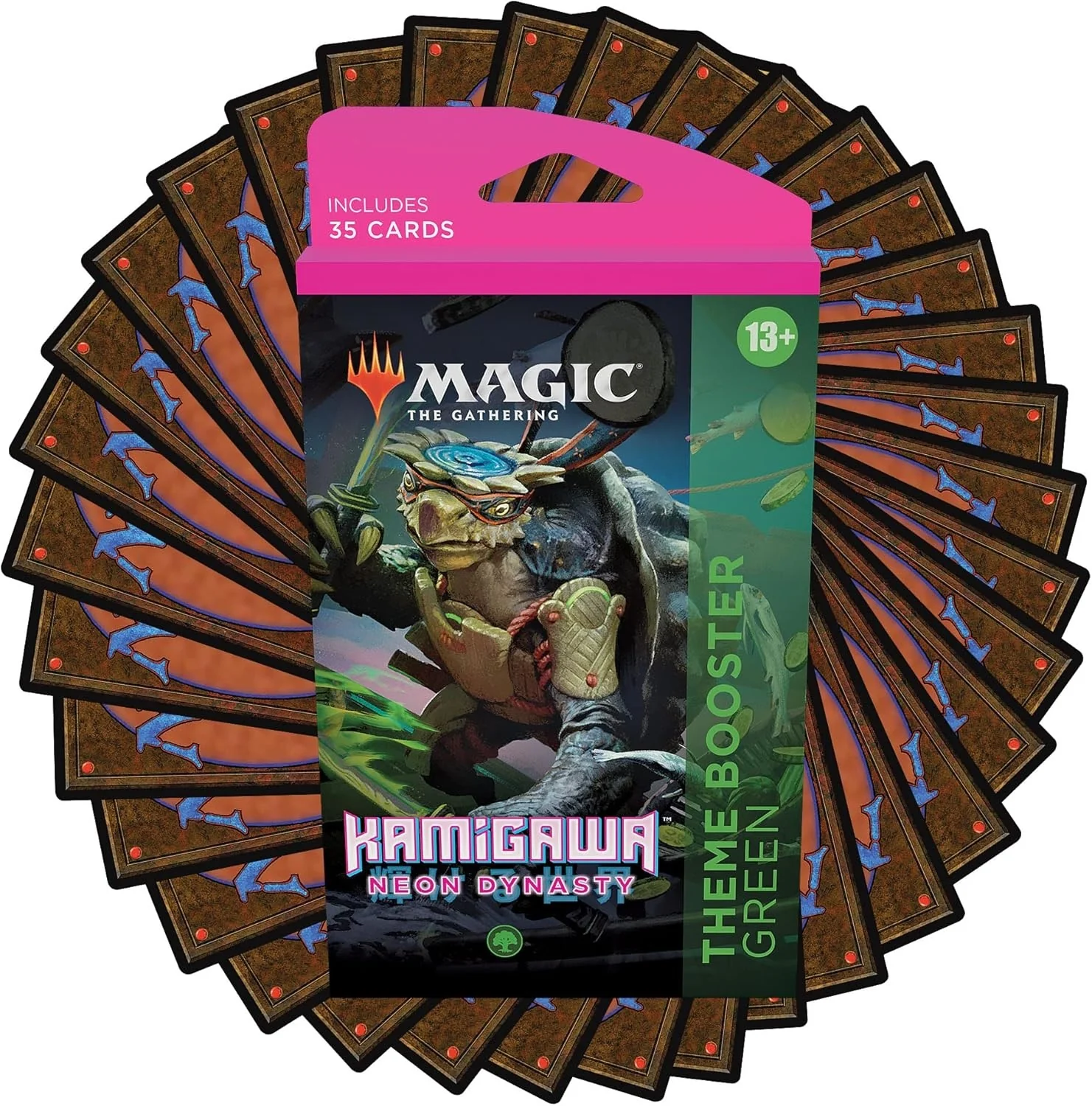 Magic : The Gathering - Kamigawa : Neon Dynasty Theme Booster Green - Image 2