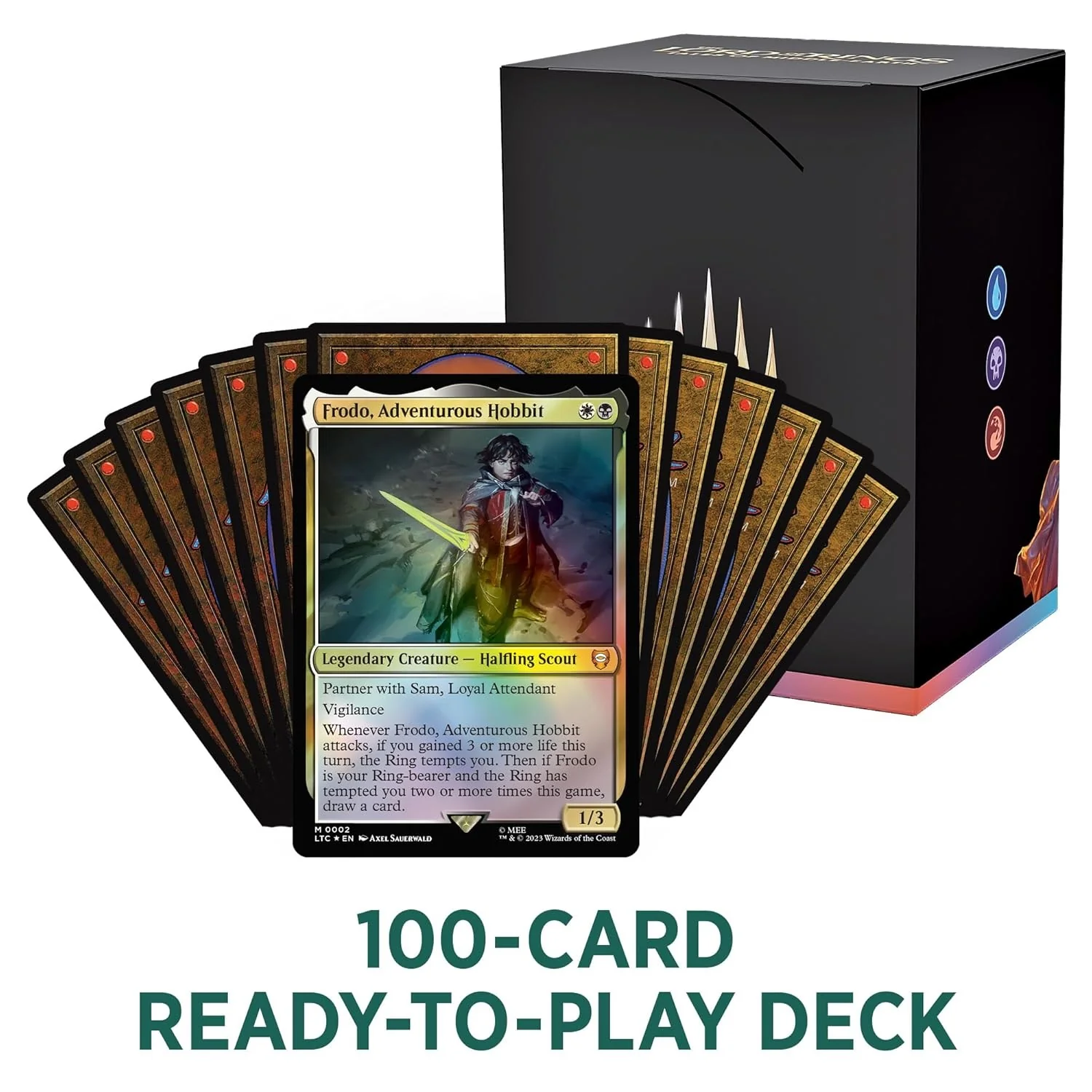 Magic the Gathering Lord of the Rings Tales of Middle Earth Commander Deck Food and Fellowship - Image 3