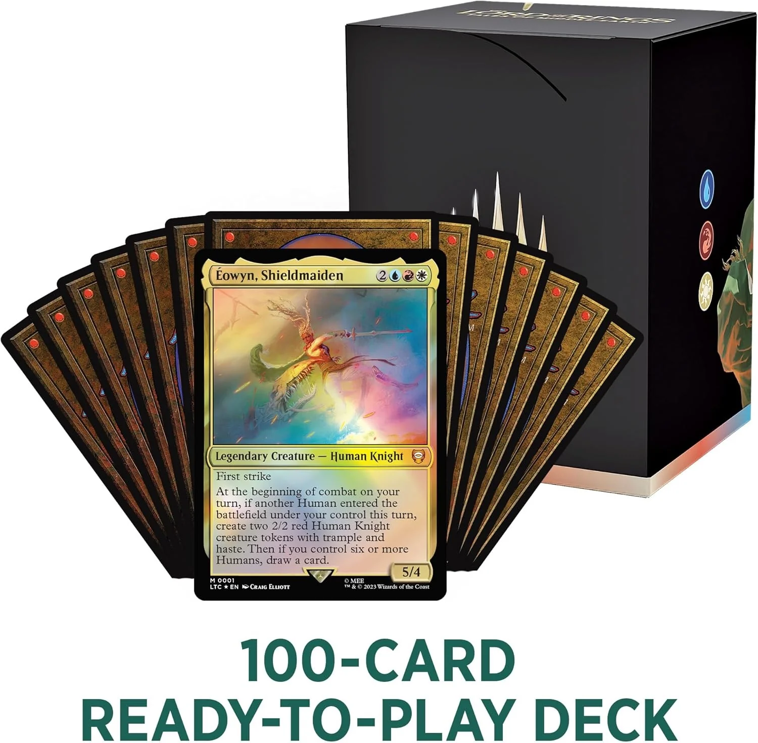 Magic the Gathering Lord of the Rings Tales of Middle Earth Commander Deck Riders of Rohan - Image 3