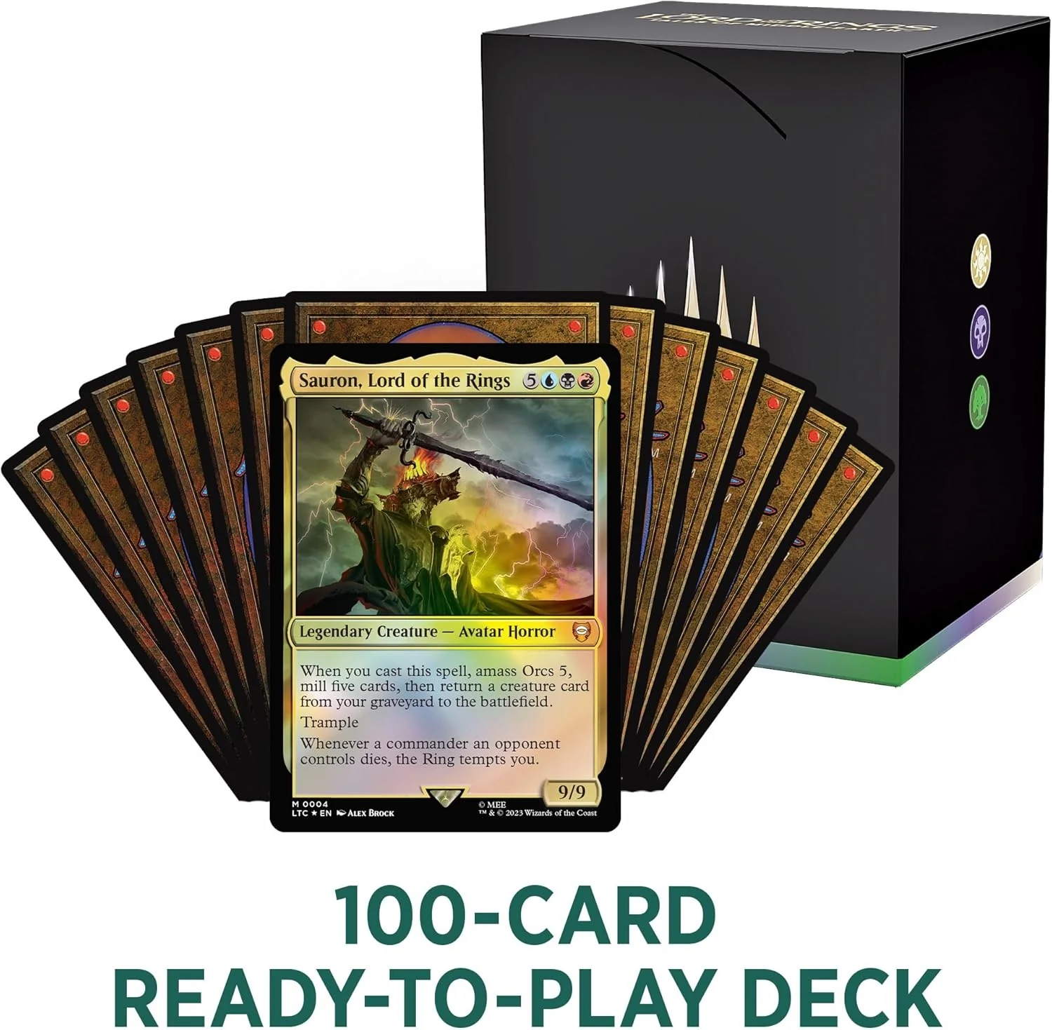 Magic the Gathering Lord of the Rings Tales of Middle Earth Commander Deck The Hosts of Mordor - Image 3