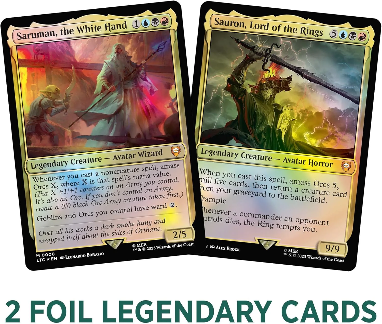 Magic the Gathering Lord of the Rings Tales of Middle Earth Commander Deck The Hosts of Mordor - Image 5