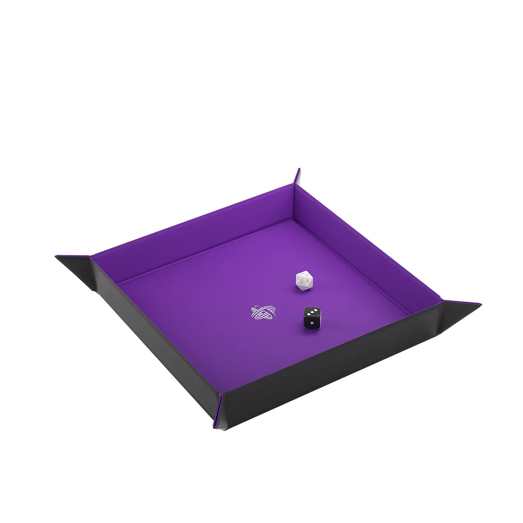Magnetic Dice Tray Square Black/Purple - Image 4