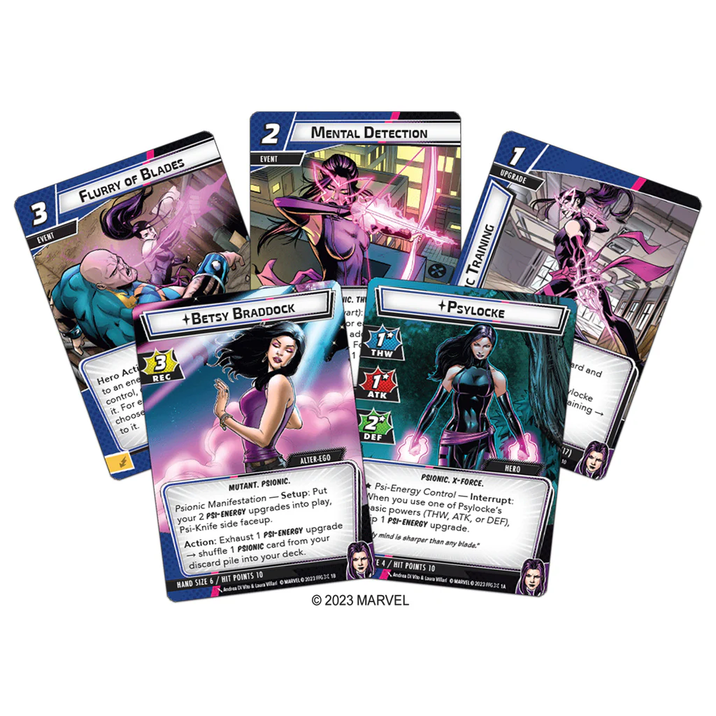 Marvel Champions : The Card Game - Psylocke Hero Pack - Image 2