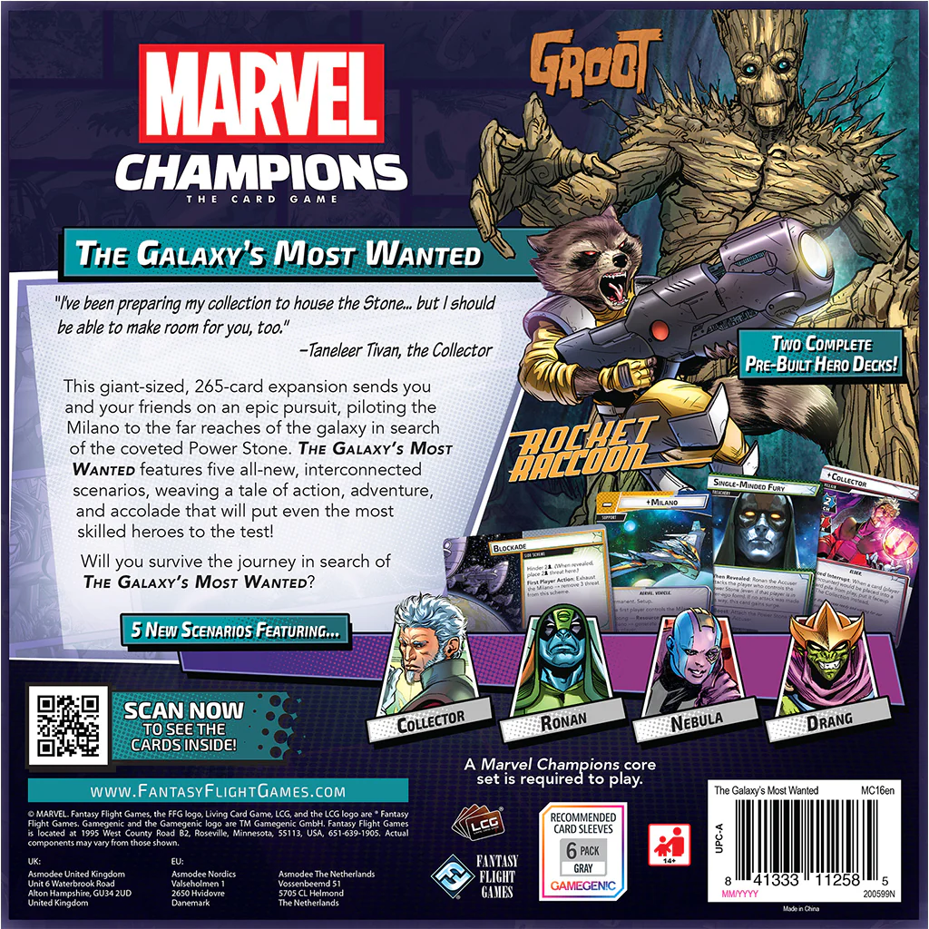 Marvel Champions : The Galaxys Most Wanted Expansion - Image 3