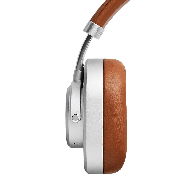 Master & Dynamic MW65 ANC Over Ear Wireless Headphones Silver/Brown - Image 3