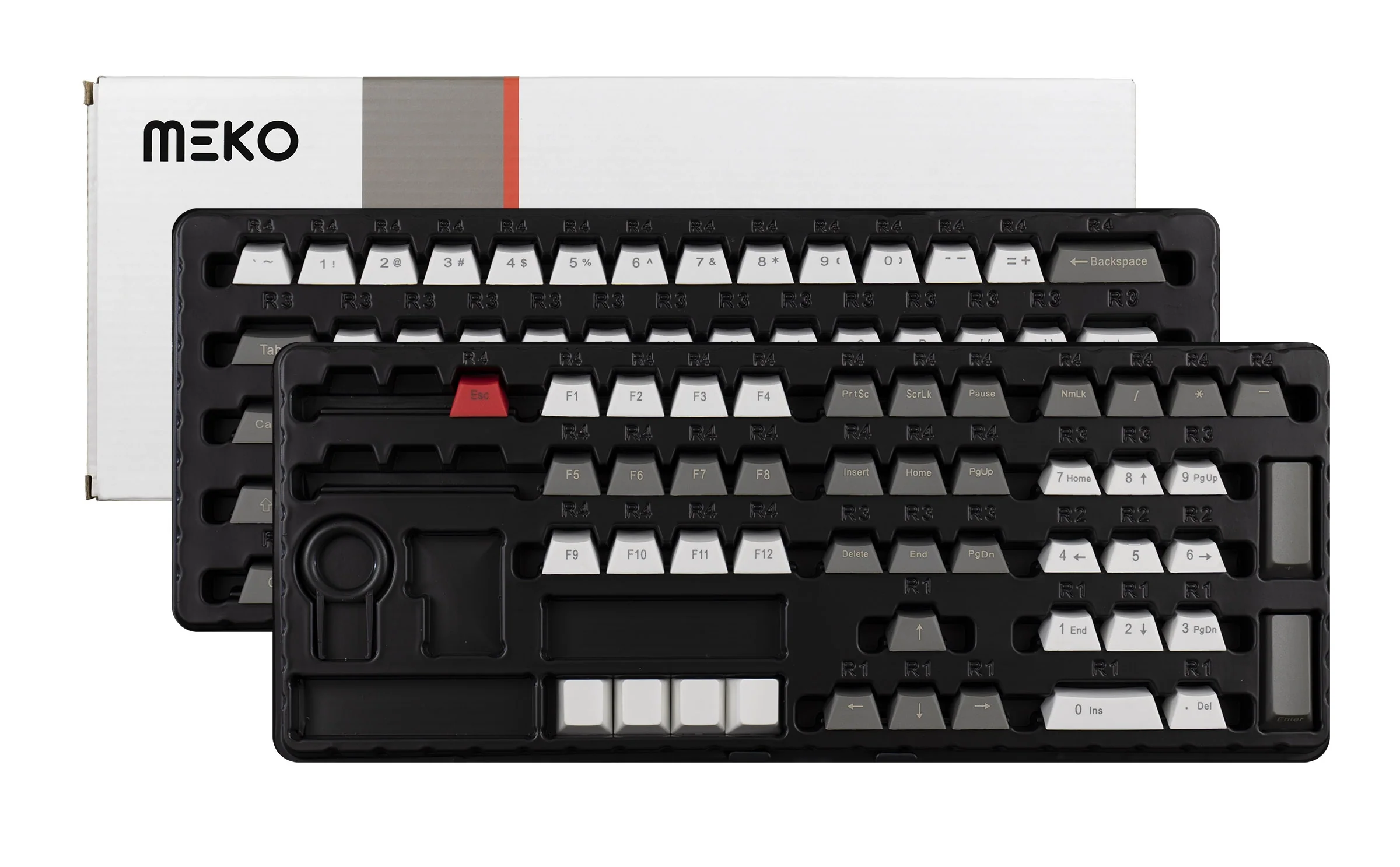 Meko Fly Side Print 108 Key ODM Profile Laser Etched PBT Keycap Set