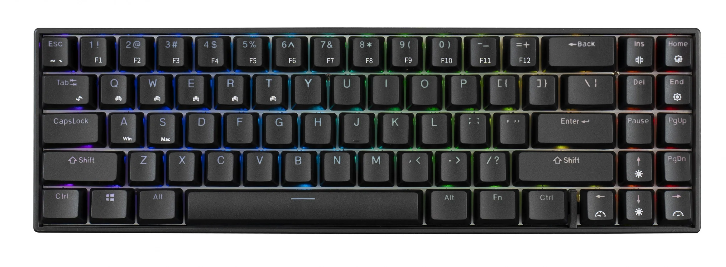 Meko Push 65% Hotswap Bluetooth RGB Double Shot ABS Mechanical Keyboard - Image 2