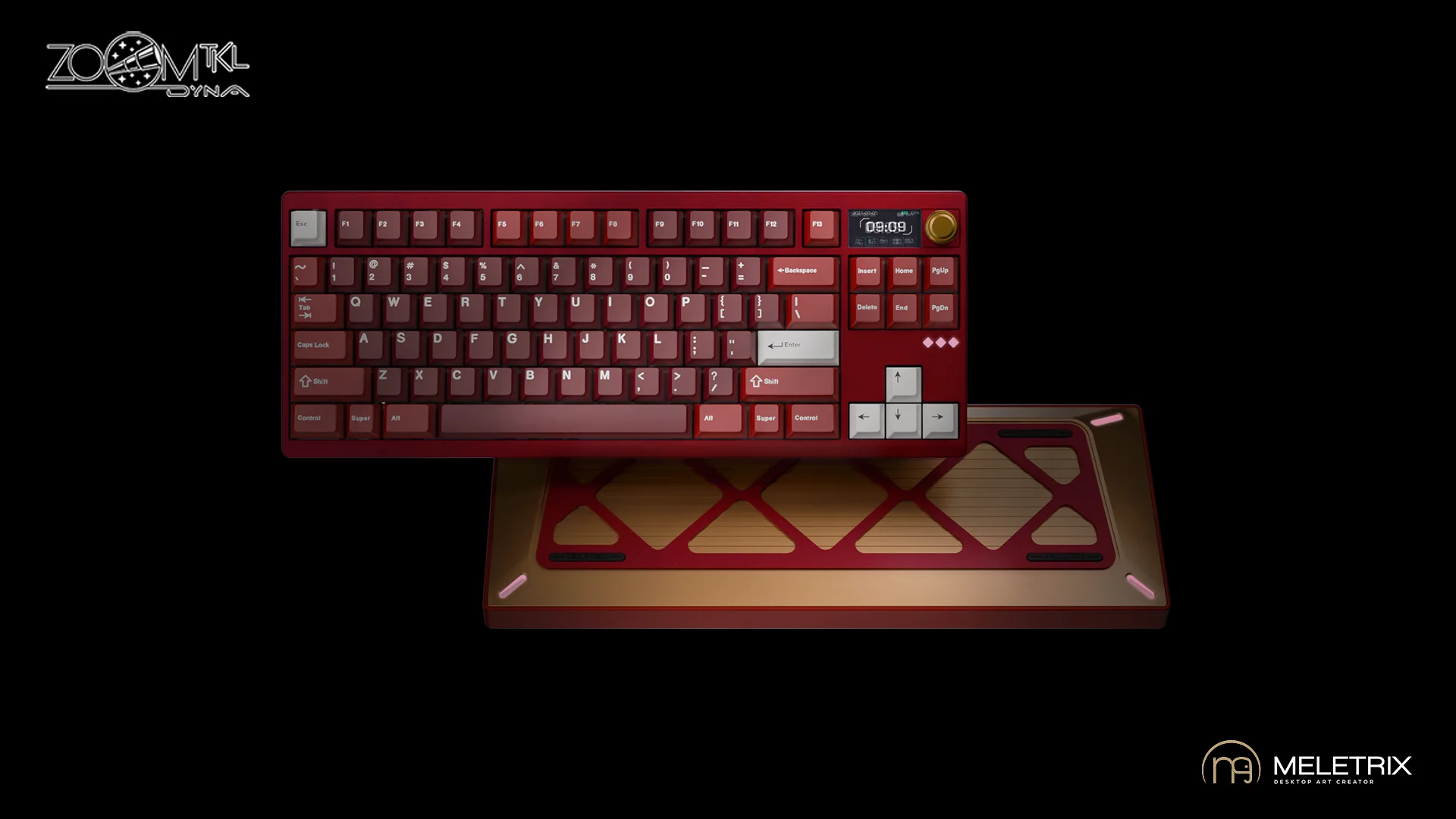 Meletrix Zoom TKL DYNA Aluminum Barebones Wireless DIY Keyboard Kit Group Buy - Image 37