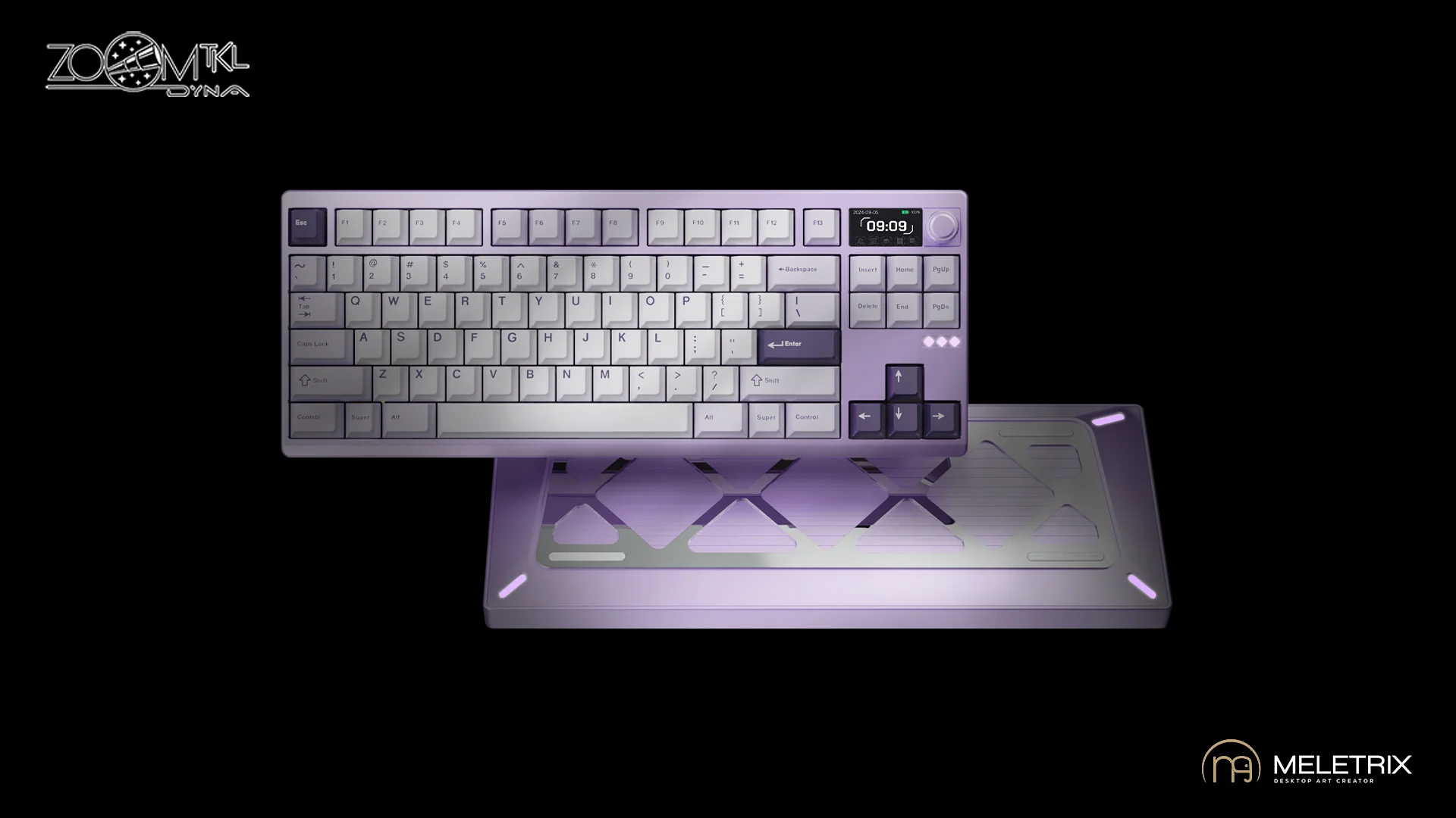 Meletrix Zoom TKL DYNA Aluminum Barebones Wireless DIY Keyboard Kit Group Buy - Image 63