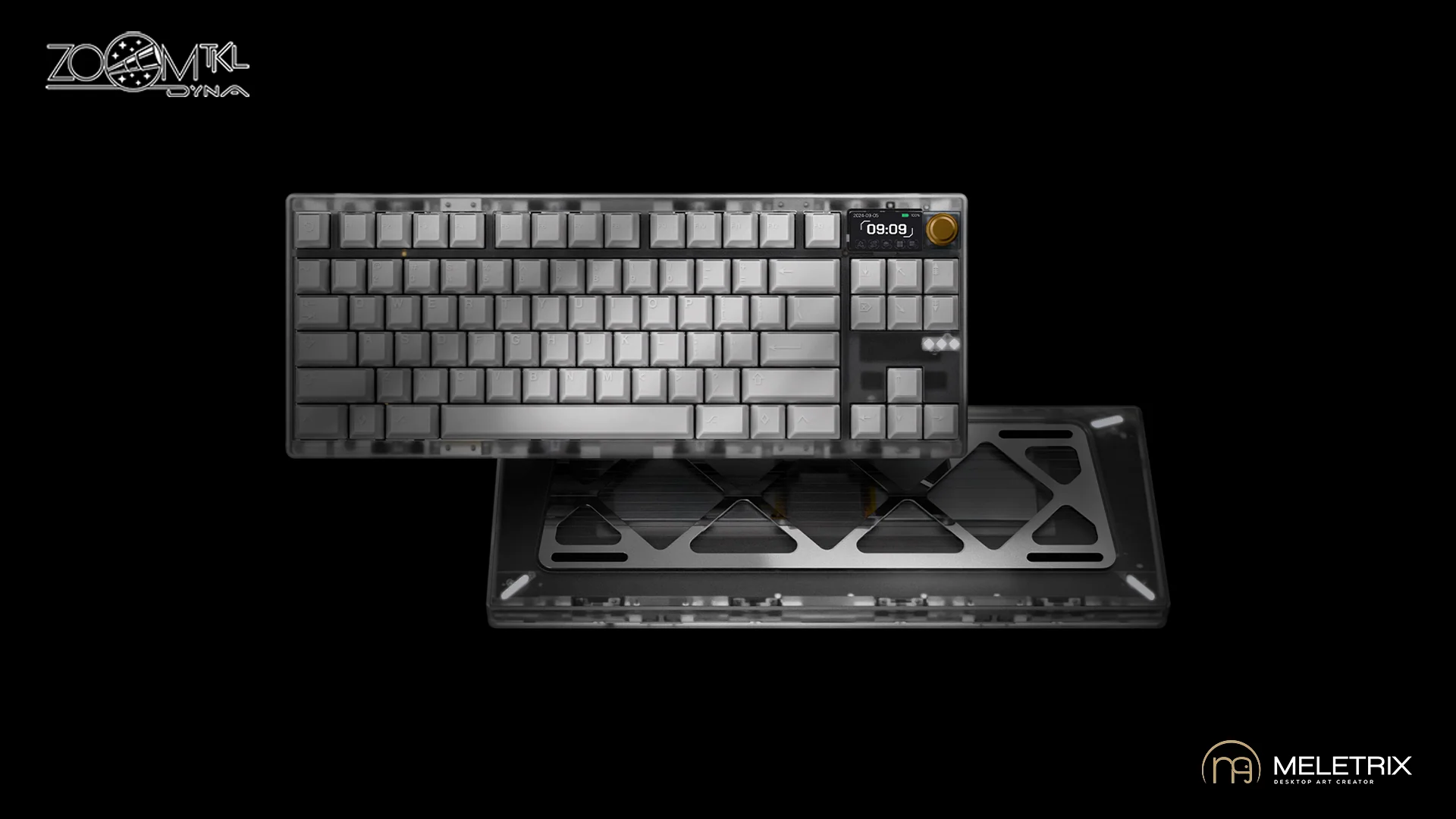Meletrix Zoom TKL DYNA Aluminum Barebones Wireless DIY Keyboard Kit Group Buy - Image 64