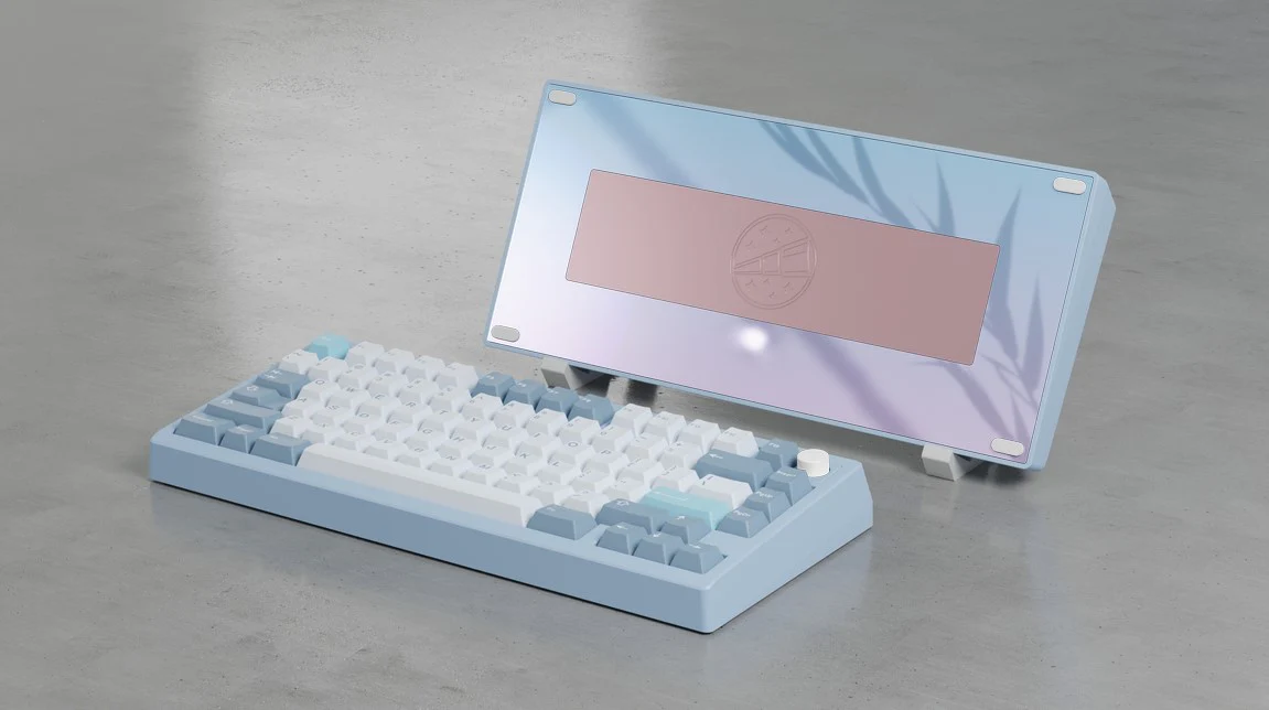 Meletrix Zoom75 Essential Edition Aluminum Barebones 75% Hotswap Wireless RGB Non- Flex Cut PCB DIY Keyboard Kit - Image 46