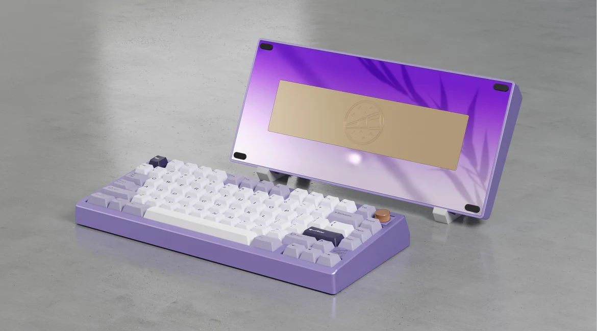 Meletrix Zoom75 Special Edition Aluminum Barebones 75% Hotswap Wireless Non-Flex Cut PCB DIY Keyboard Kit - Image 9