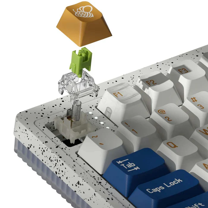 MelGeek Modern97 Ocean Hotswap Bluetooth 5.1 and 2.4 GHz. RGB Mechanical Keyboard - Image 4