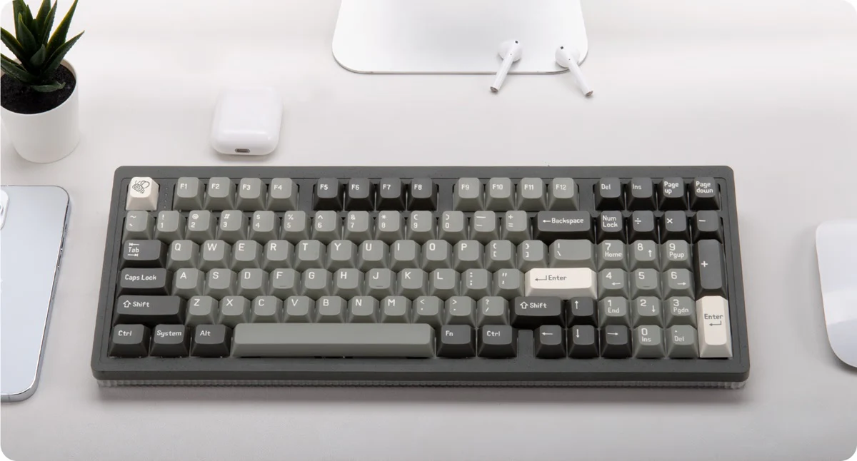 MelGeek Modern97 Slate Hotswap Wireless RGB Mechanical Keyboard - Image 5
