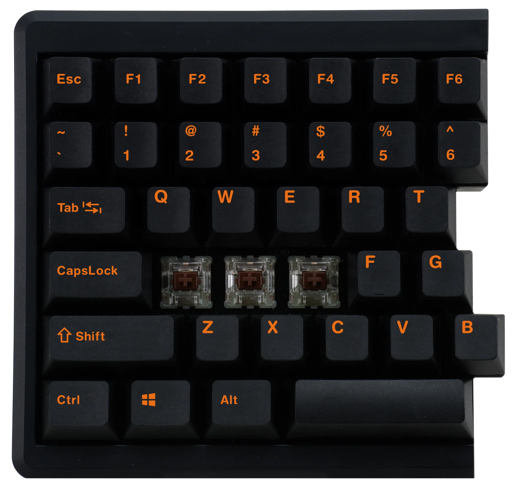 Mistel MD770 Black 75% RGB Double Shot PBT Mechanical Keyboard - Image 8