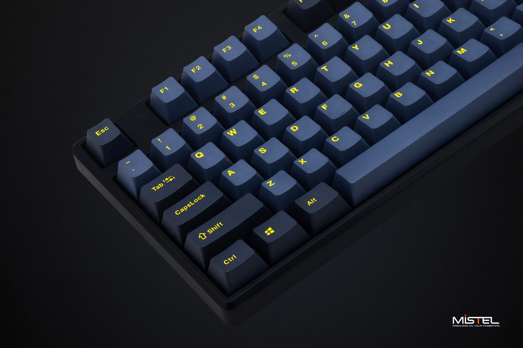 Mistel X8 Bluetooth Glaze Blue Double Shot PBT Mechanical Keyboard - Image 2