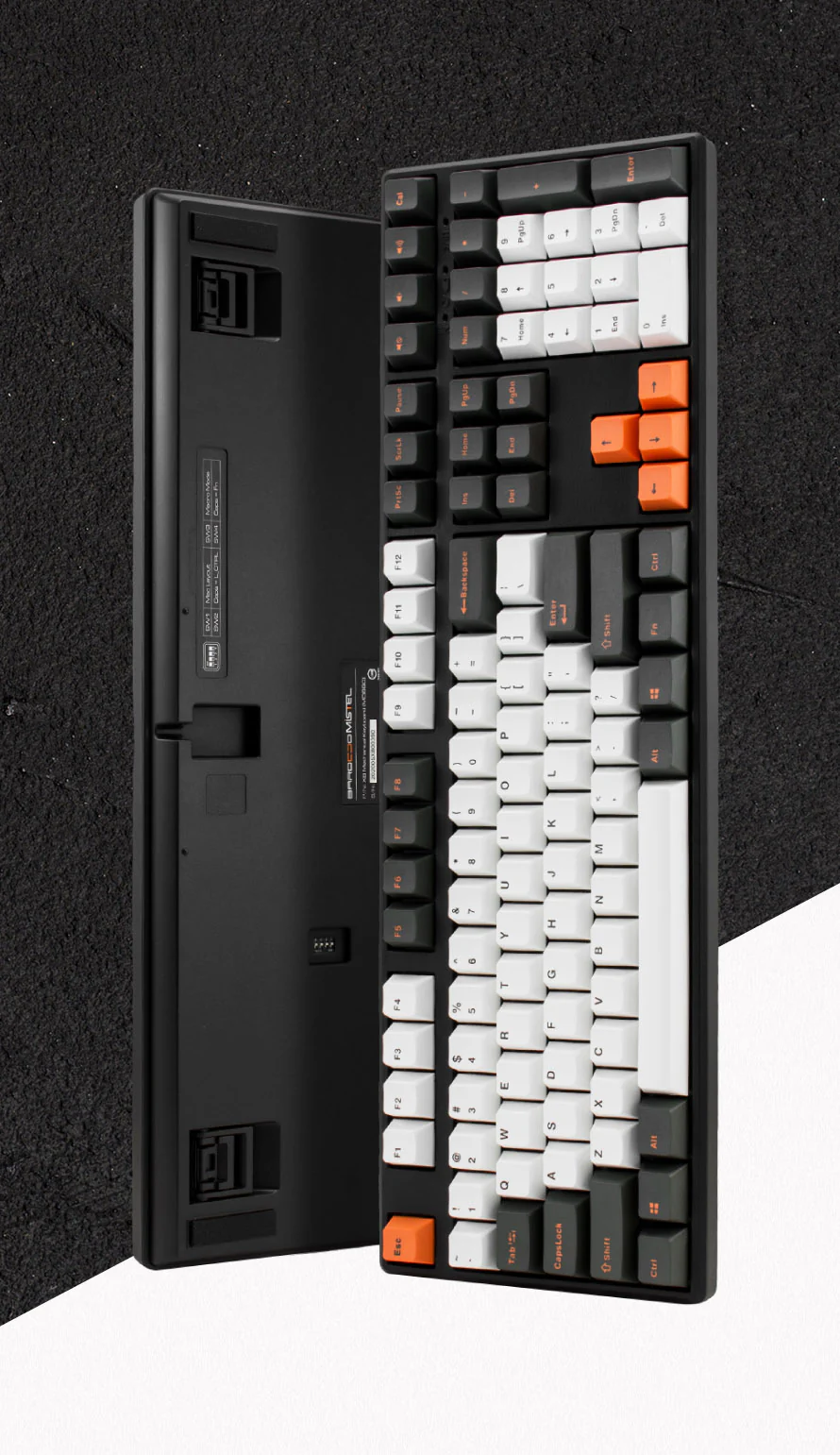 Mistel X8BT V2 Gloaming Hotswap Bluetooth Double Shot PBT Mechanical Keyboard - Image 2