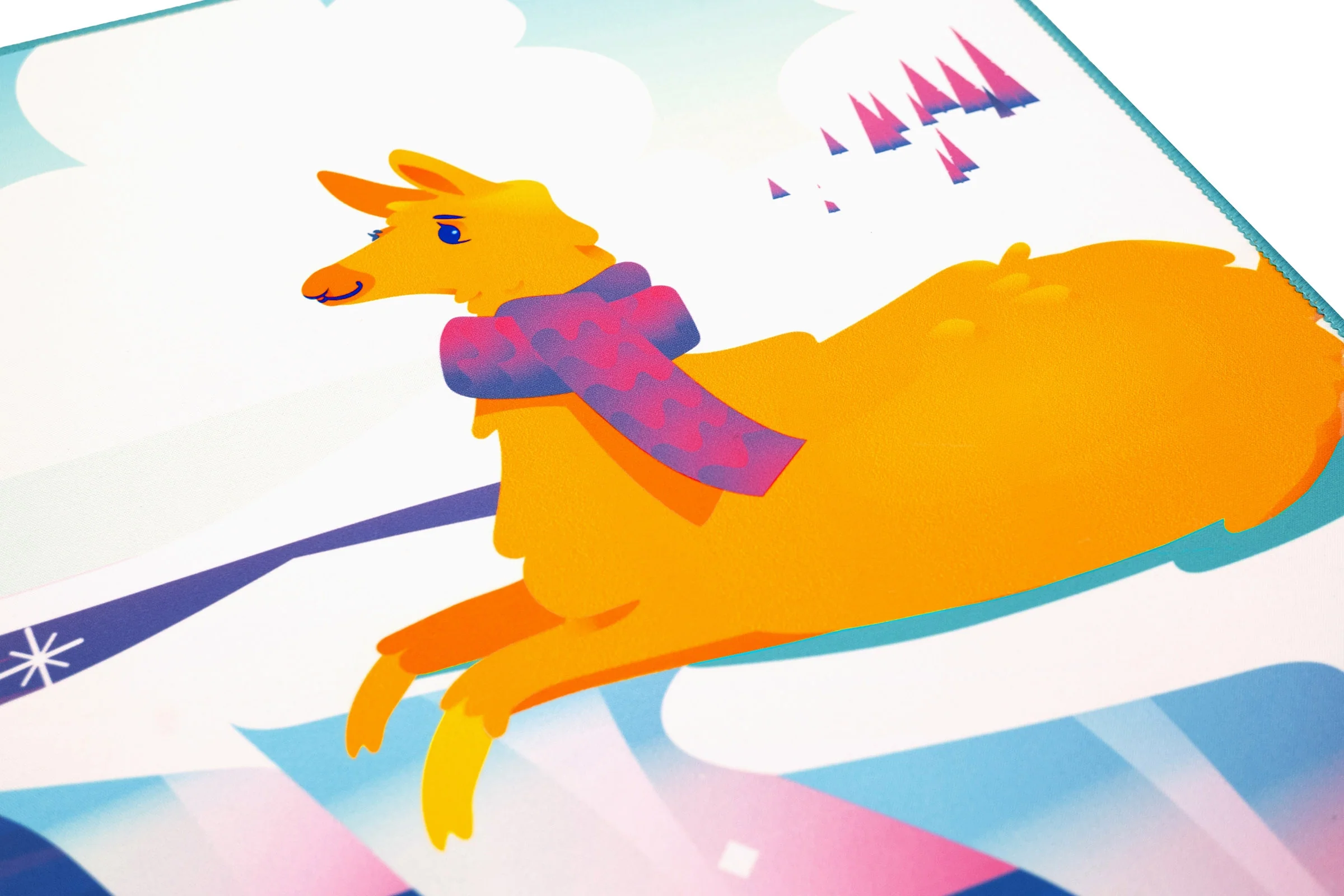 MK Frozen Llama 2XL Desk Mat - Image 5
