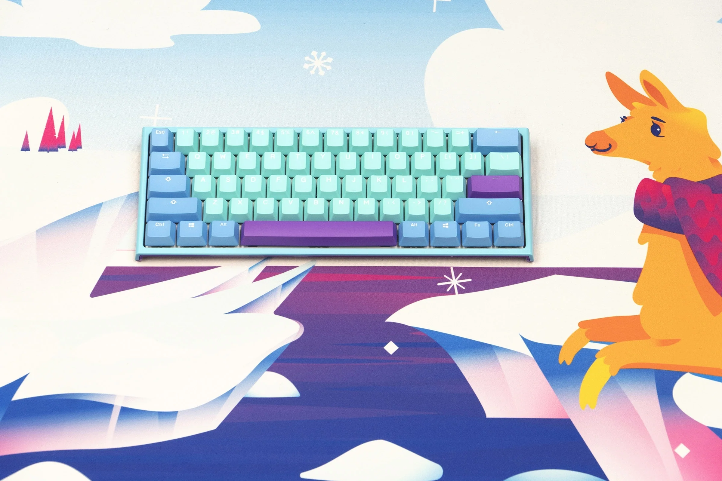 MK Frozen Llama 3XL Desk Mat - Image 6