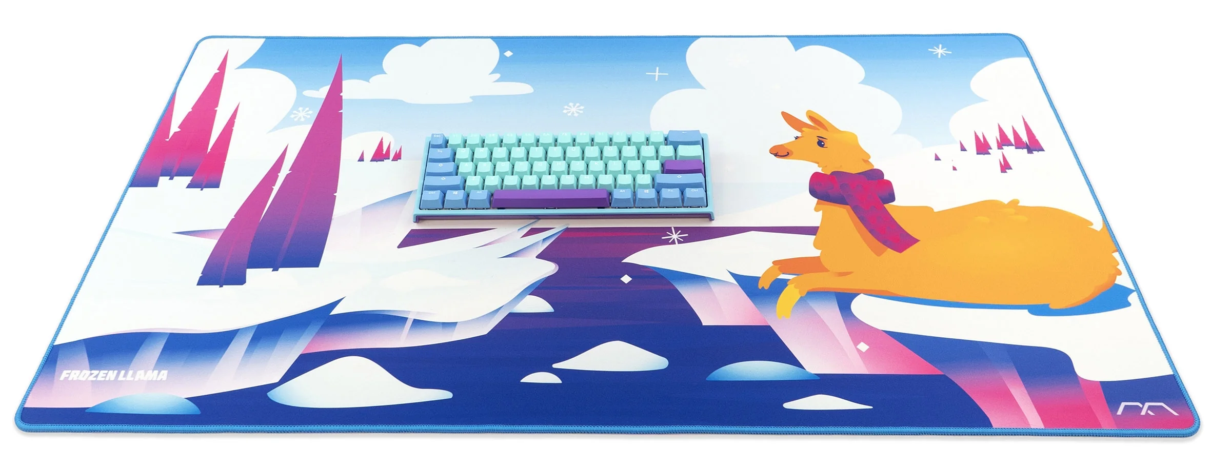 MK Frozen Llama 3XL Desk Mat - Image 7