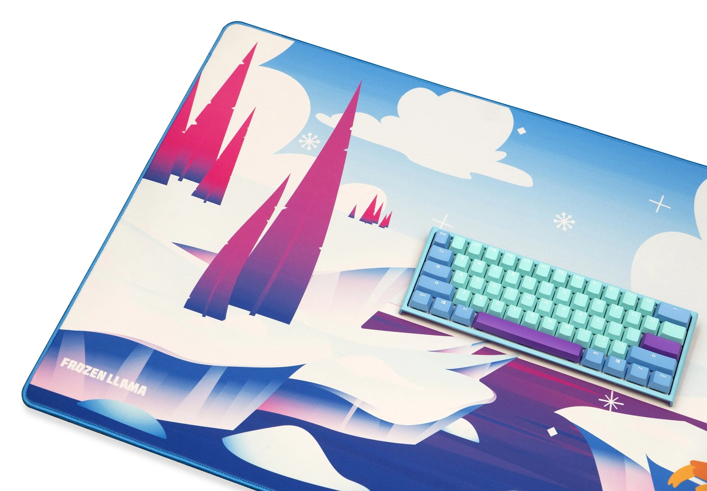 MK Frozen Llama 3XL Desk Mat - Image 8