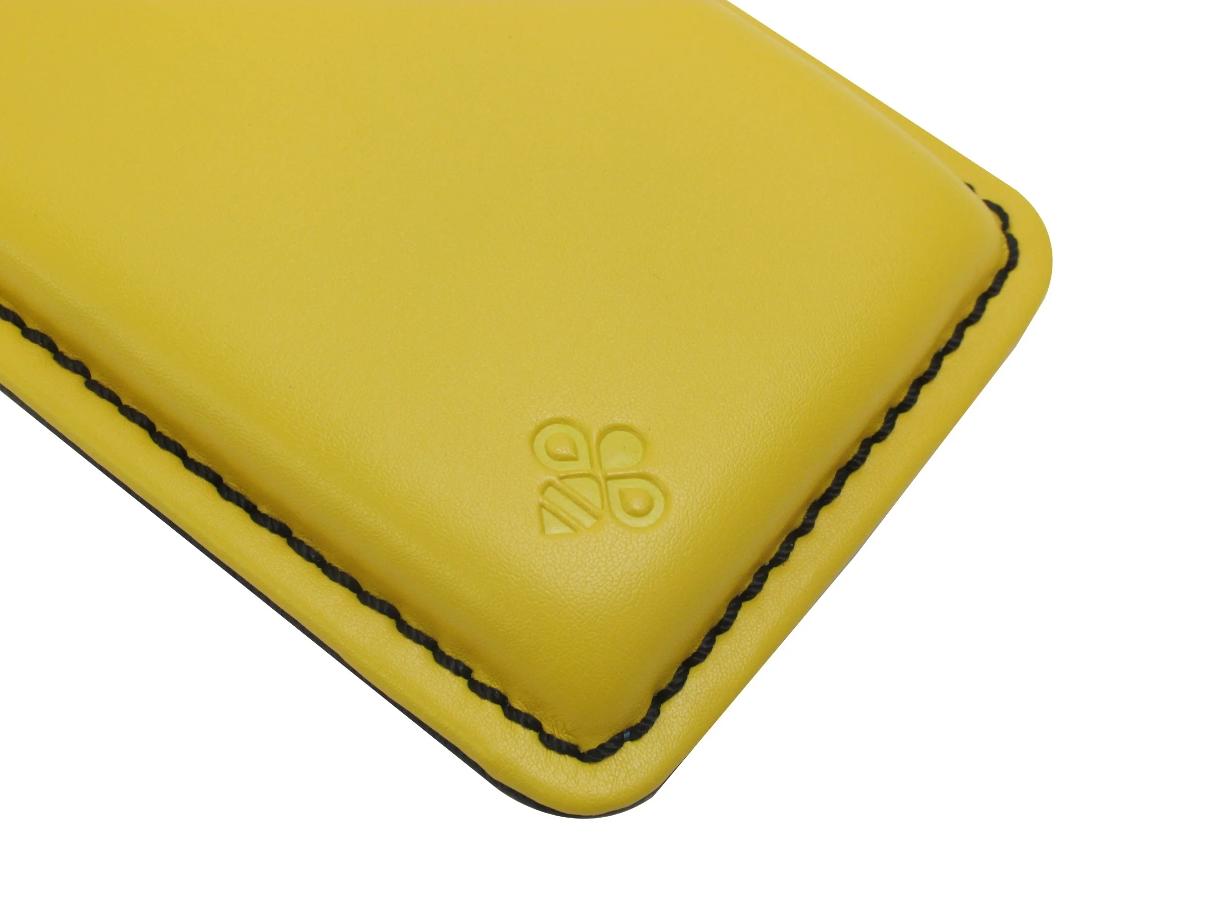 MK Honey Bee Compact 60% Wrist Rest Yellow Leather w/ Black Stitching - Image 3