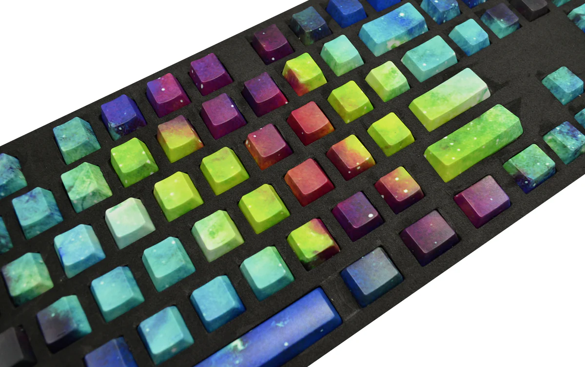 Pheilcia GalaxC Blank 108 Key OEM Profile Dye Sub PBT Keycap Set - Image 3