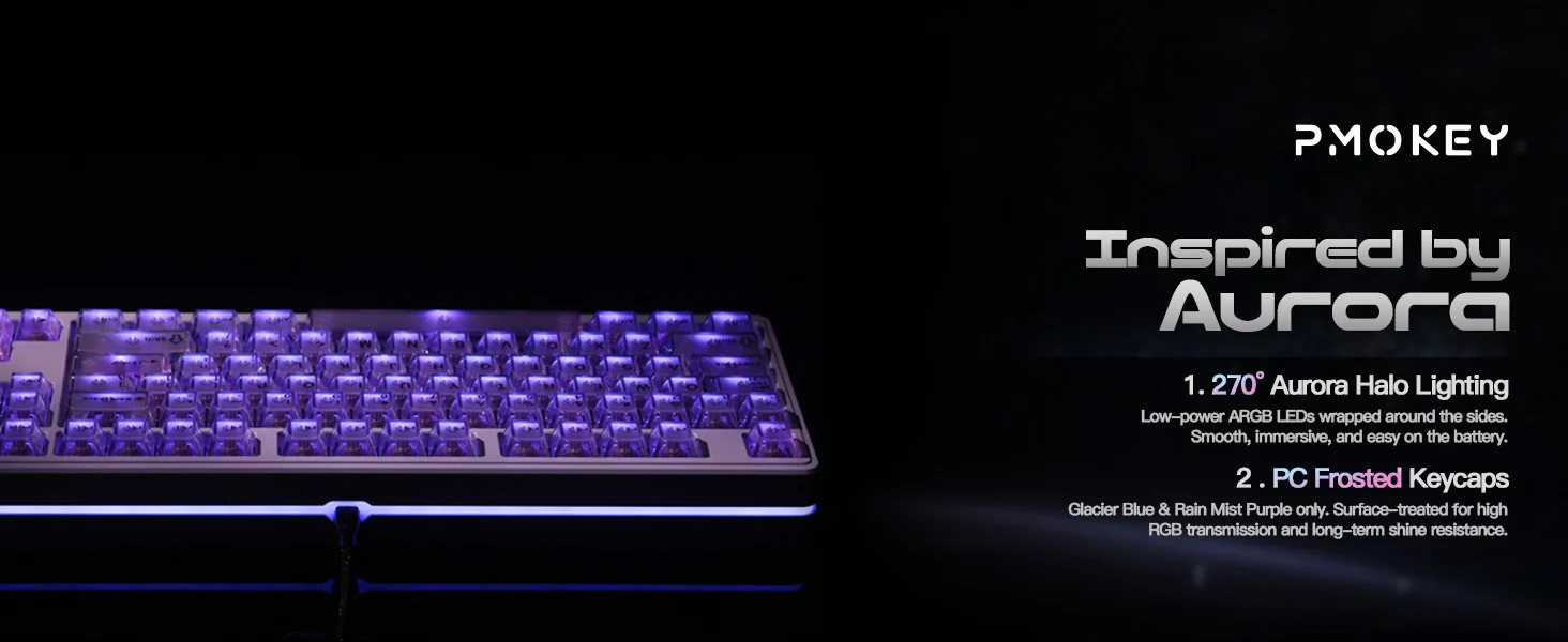 PMOKEY Aurora 80 Aluminum Wireless Keyboard - Image 4