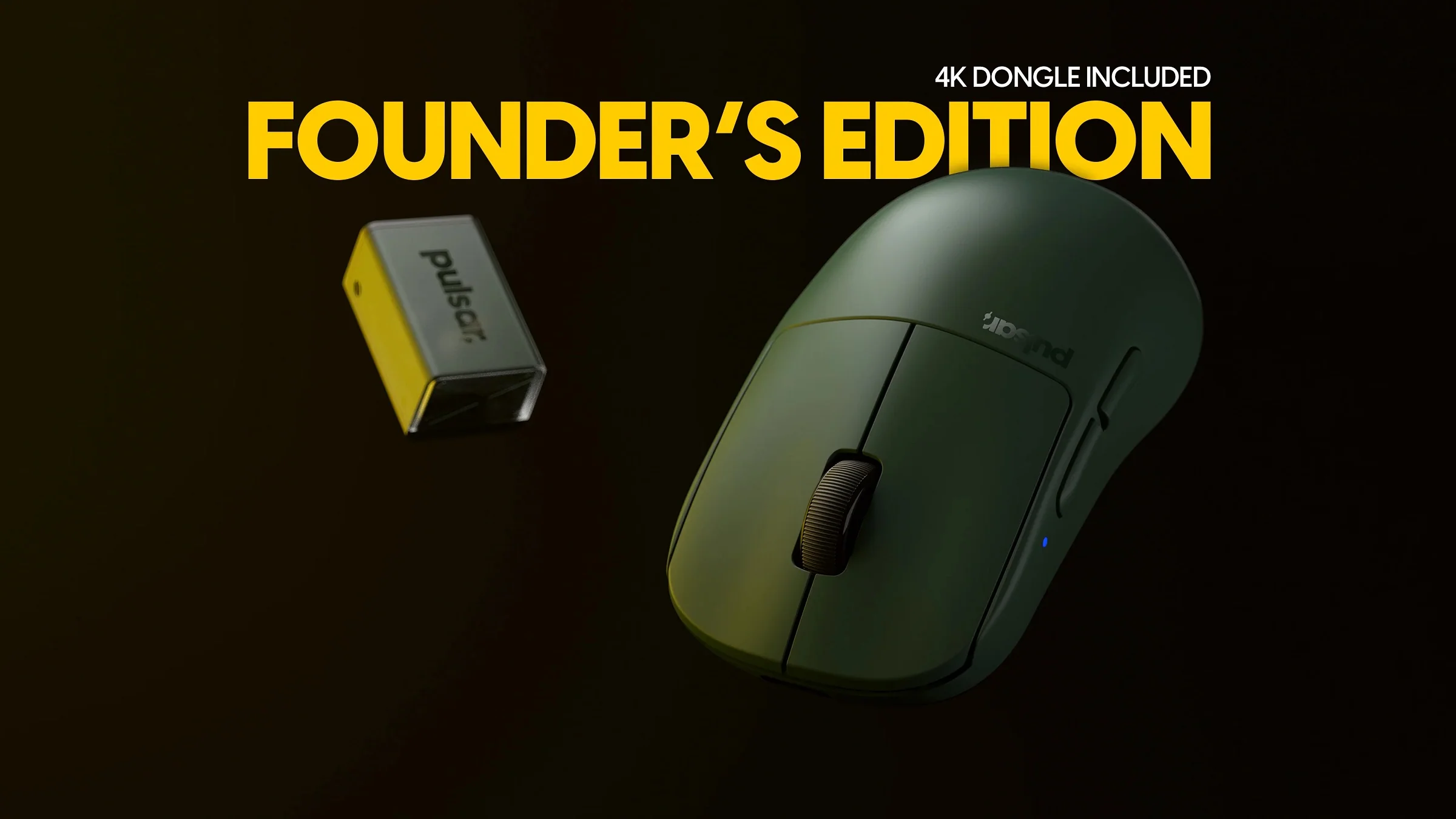 Pulsar X2H Founder's Edition Green 1K / 4K Wireless Mouse - Image 13
