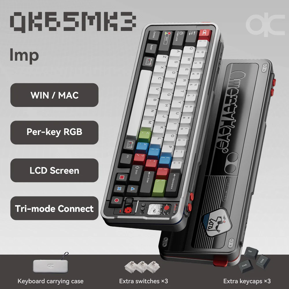 Qwertykeys QK65 Mk3 CNC Prebuilt Aluminum Keyboard - Image 13