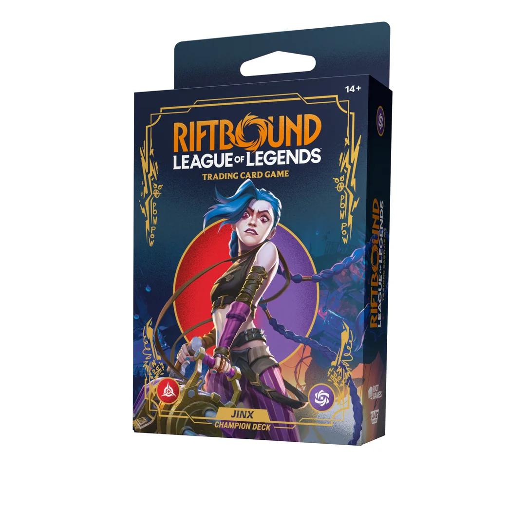 Riftbound League of Legends TCG Set One - Origins Champion Deck Display Jinx - Image 3