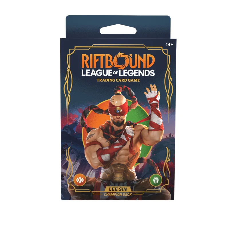 Riftbound League of Legends TCG Set One - Origins Champion Deck Lee Sin