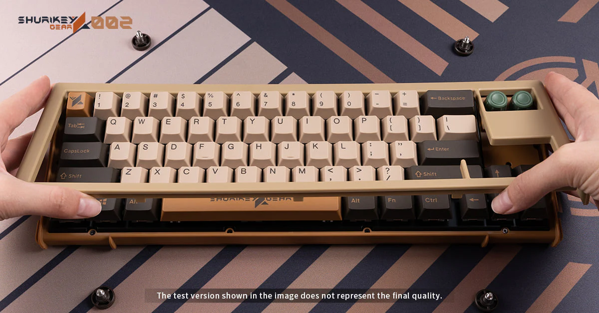 Shurikey Hanzo 002 65% Bluetooth White LED Double Shot ABS EC Mechanical Keyboard - Image 3