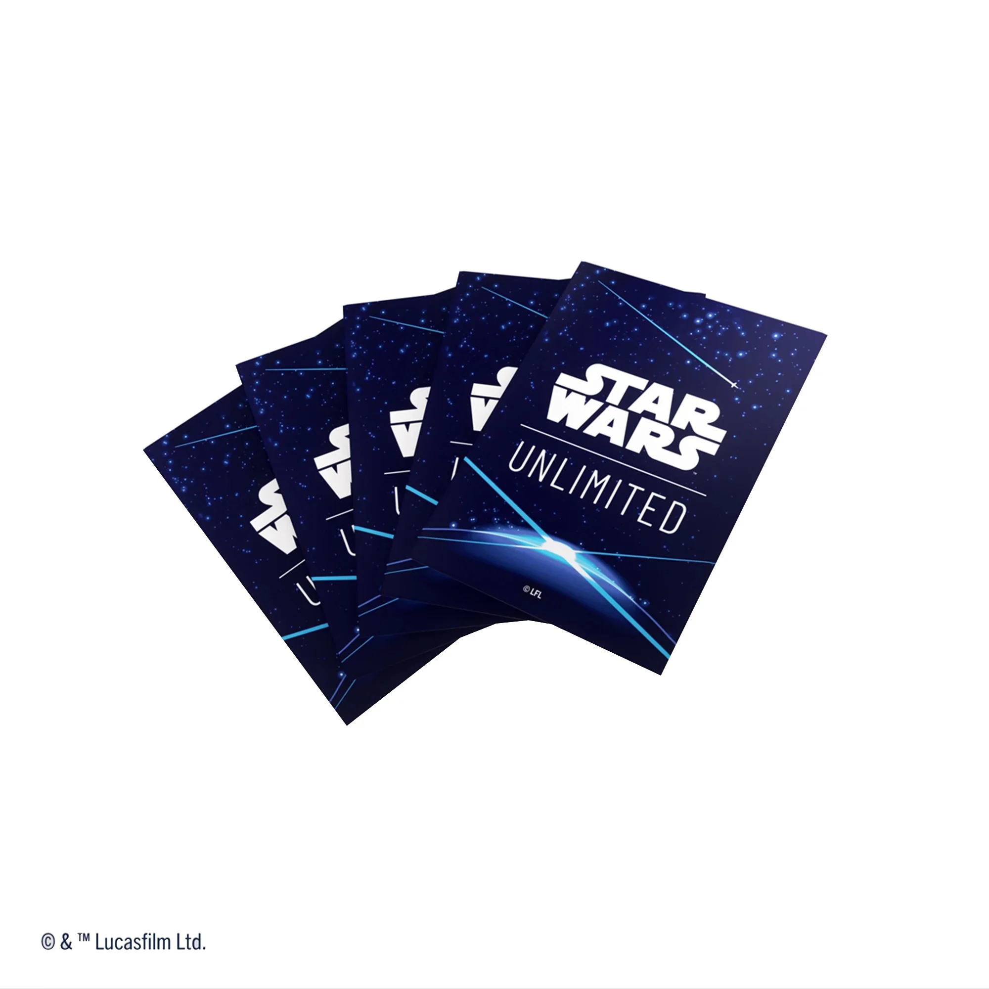 Star Wars Unlimited Art Card Sleeves Space Blue Double Sleeving Pack - Image 3