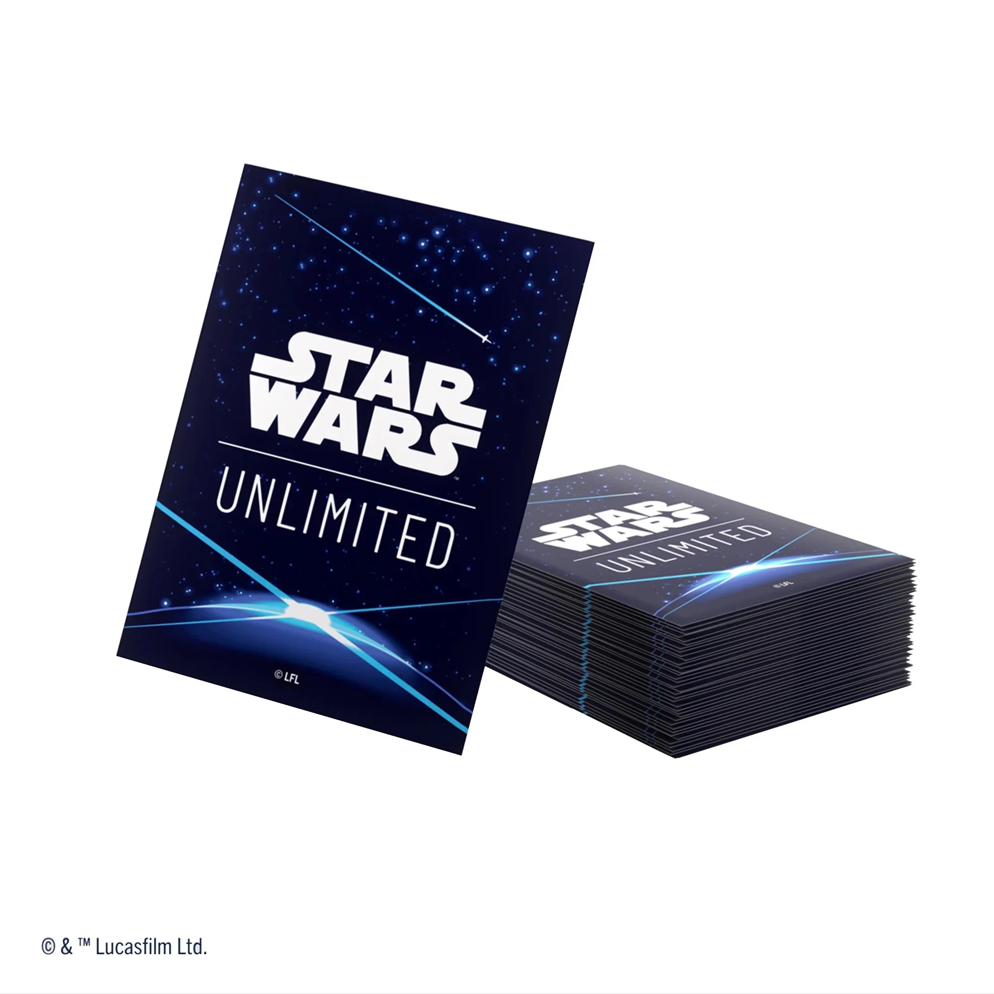 Star Wars Unlimited Art Card Sleeves Space Blue Double Sleeving Pack - Image 5