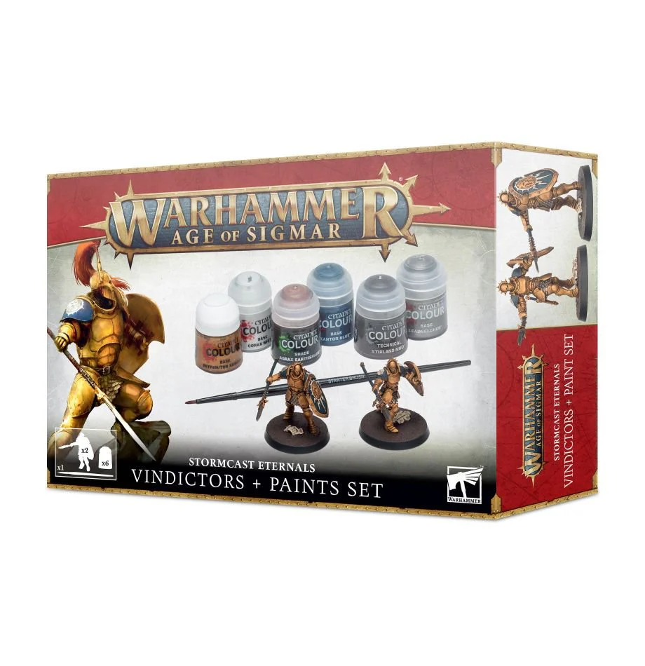 Warhammer Age of Sigmar Stormcast Eternals Vindictors + Paints Set - Image 5