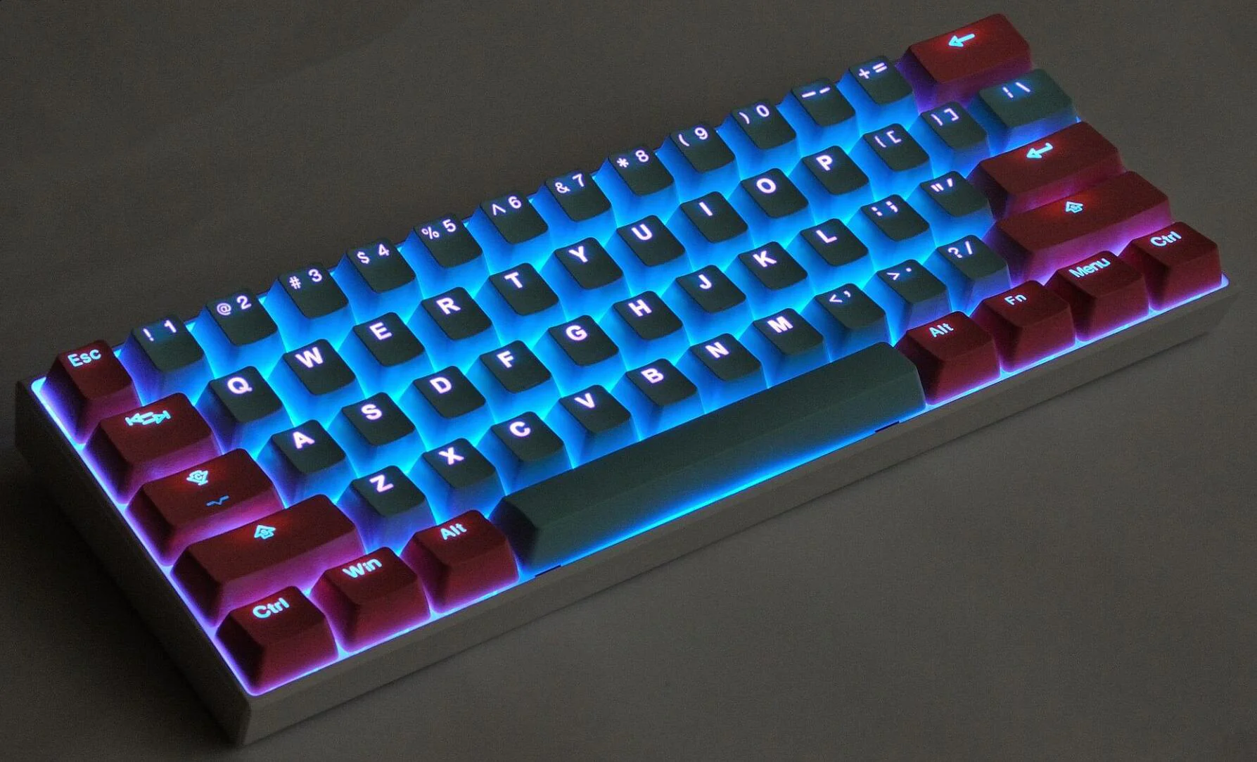 Tai-Hao Miami Lights Backlit 117 Key OEM Profile Double Shot PBT Keycap Set - Image 2